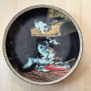 "Young Adventurers" Cat Collectible Plate from Bradford Exchange